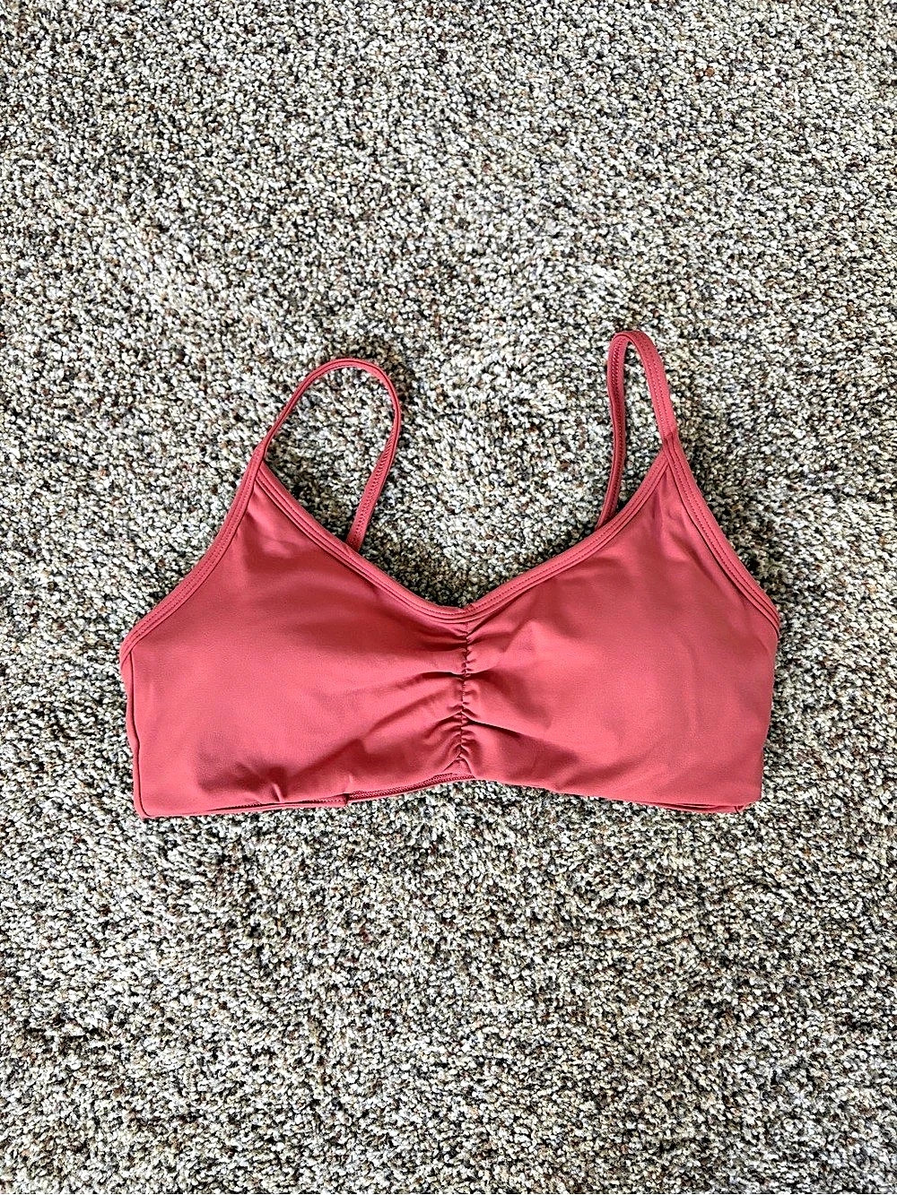 BUCKED UP Scrunch Bra Women's Pink Sports Bra Medium
